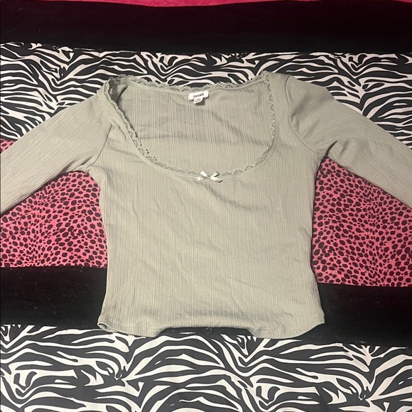 Garage Tops - Sage green Garage long-sleeve! 💚